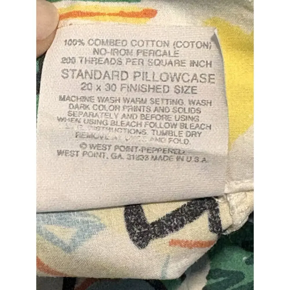 Vintage Martex French Riviera Cote D Azur Full Sheet Set Coastal Beach